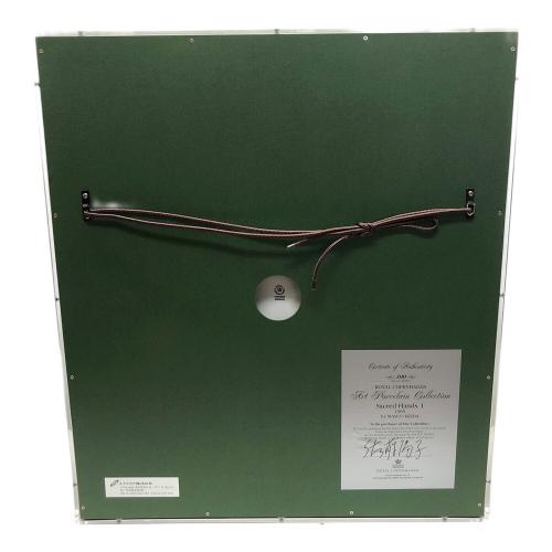 ROYAL COPENHAGEN (ロイヤル・コペンハーゲン) 陶板画 「聖なる手」 72/100 池田満寿夫