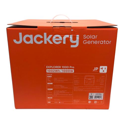 Jackery (ジャックリ) ポータブル電源 JE-1000B 1000PRO 1002WH リチウムイオン