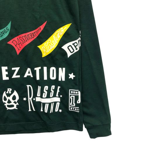 RUSSELUNO (ラッセルノ) ゴルフウェア(トップス) メンズ SIZE 1 グリーン FLAG LOGO LOOSE FIT HIGHNECK LS RSW-2230623