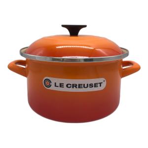 LE CREUSET (ルクルーゼ) キャセロール SIZE 20cm オレンジ