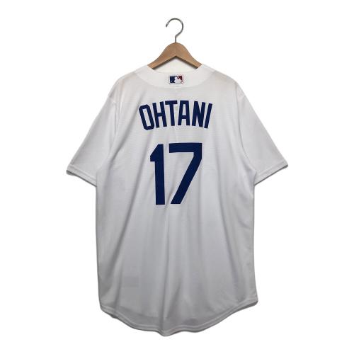 NIKE (ナイキ) 応援グッズ ホワイト タグ付 レプリカユニフォーム ロサンゼルス・ドジャース 大谷翔平 17番 T770-LDWH-LD7-S14