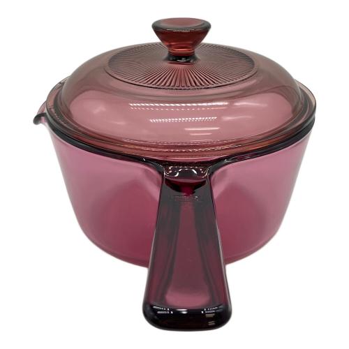 vision ビジョン ラズベリー ソースパンガラス片手鍋ミルクパンクランベリー Amazon｜VISIONS ソースパン1.0L CP-8691｜片手鍋・ソースパン