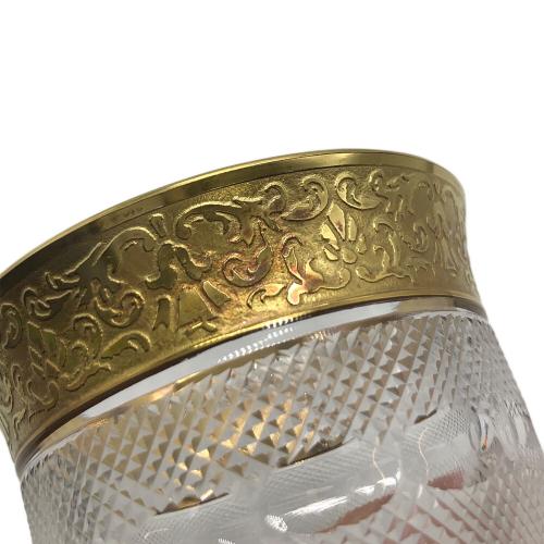 MOZER オールドグラス 金彩 本体のみ 金彩くすみ有