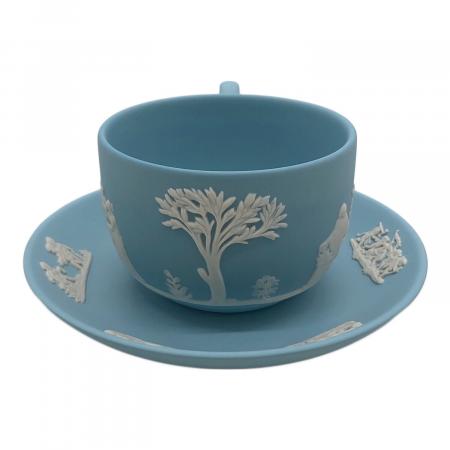 Wedgwood (ウェッジウッド) カップ&ソーサー ジャスパーターコイズ