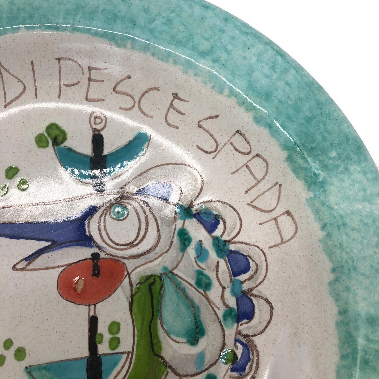 DESIMONE (デシモーネ) プレート カジキ柄 絵皿｜トレファクONLINE