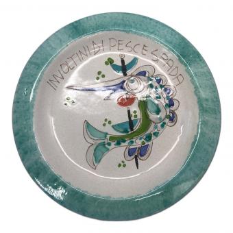 DESIMONE (デシモーネ) プレート カジキ柄　絵皿