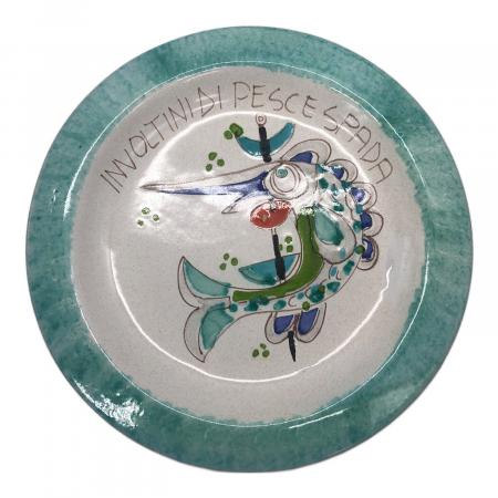 DESIMONE (デシモーネ) プレート カジキ柄 絵皿｜トレファクONLINE