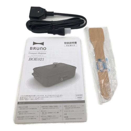 BRUNO (ブルーノ) コンパクトホットプレート ブラウンカラー BOE021