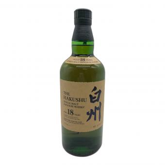 SUNTORY サントリー ジャパニーズウィスキー シリアルNo.226157 700ml 白州 18年 シングルモルト 未開封