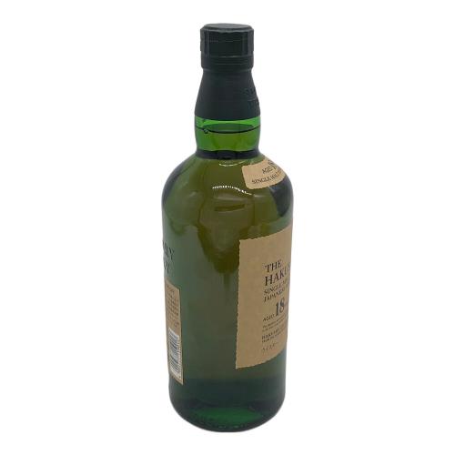 SUNTORY サントリー ジャパニーズウィスキー シリアルNo.226157 700ml 白州 18年 シングルモルト 未開封