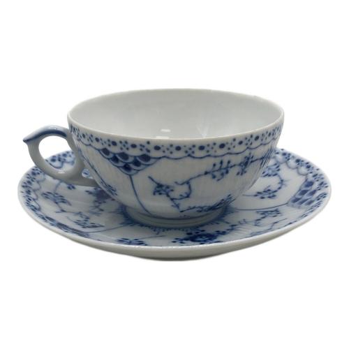 ROYAL COPENHAGEN (ロイヤル・コペンハーゲン) カップ&ソーサー  ブルーフルーテッド・ハーフレース