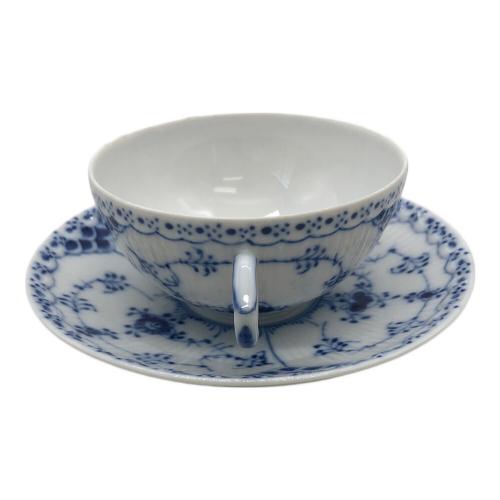 ROYAL COPENHAGEN (ロイヤル・コペンハーゲン) カップ&ソーサー  ブルーフルーテッド・ハーフレース