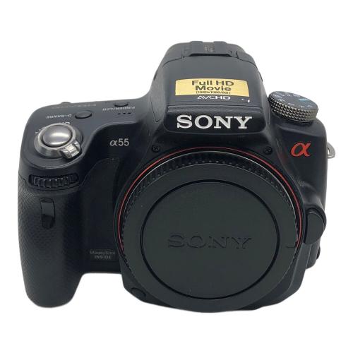 SONY (ソニー) SLT-A55V 1620万画素(有効画素) APS-C 23.5mm×15.6mm CMOS 専用電池 SDHCカード SDカード メモリースティックPRO Duo SDXCカード 0350778