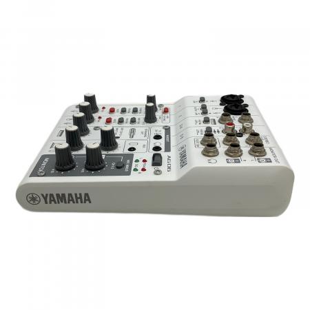 AG06 YAMAHA ミキサー ヤマハ ヤマハ YAMAHA AG06 MK2 W 6チャンネル ライブストリーミングミキサー
