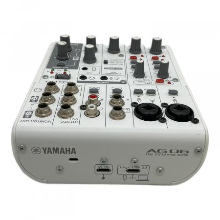 YAMAHA ヤマハ　ミキサー　AG06 美品 Amazon | Yamaha AG06 6-Channel Mixer / 2 Microphone | ミキサー