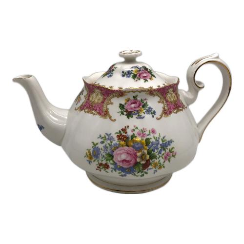 ROYAL ALBERT (ロイヤルアルバート) ティーポット 本体のみ 注ぎ口内部にややヨゴレ有/全体的にヨゴレ有 レディーカーライル