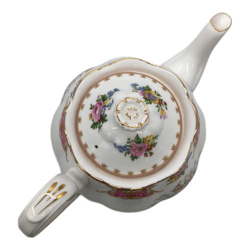 ROYAL ALBERT (ロイヤルアルバート) ティーポット 本体のみ 注ぎ口内部にややヨゴレ有/全体的にヨゴレ有 レディーカーライル