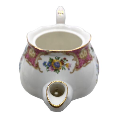 ROYAL ALBERT (ロイヤルアルバート) ティーポット 本体のみ 注ぎ口内部にややヨゴレ有/全体的にヨゴレ有 レディーカーライル