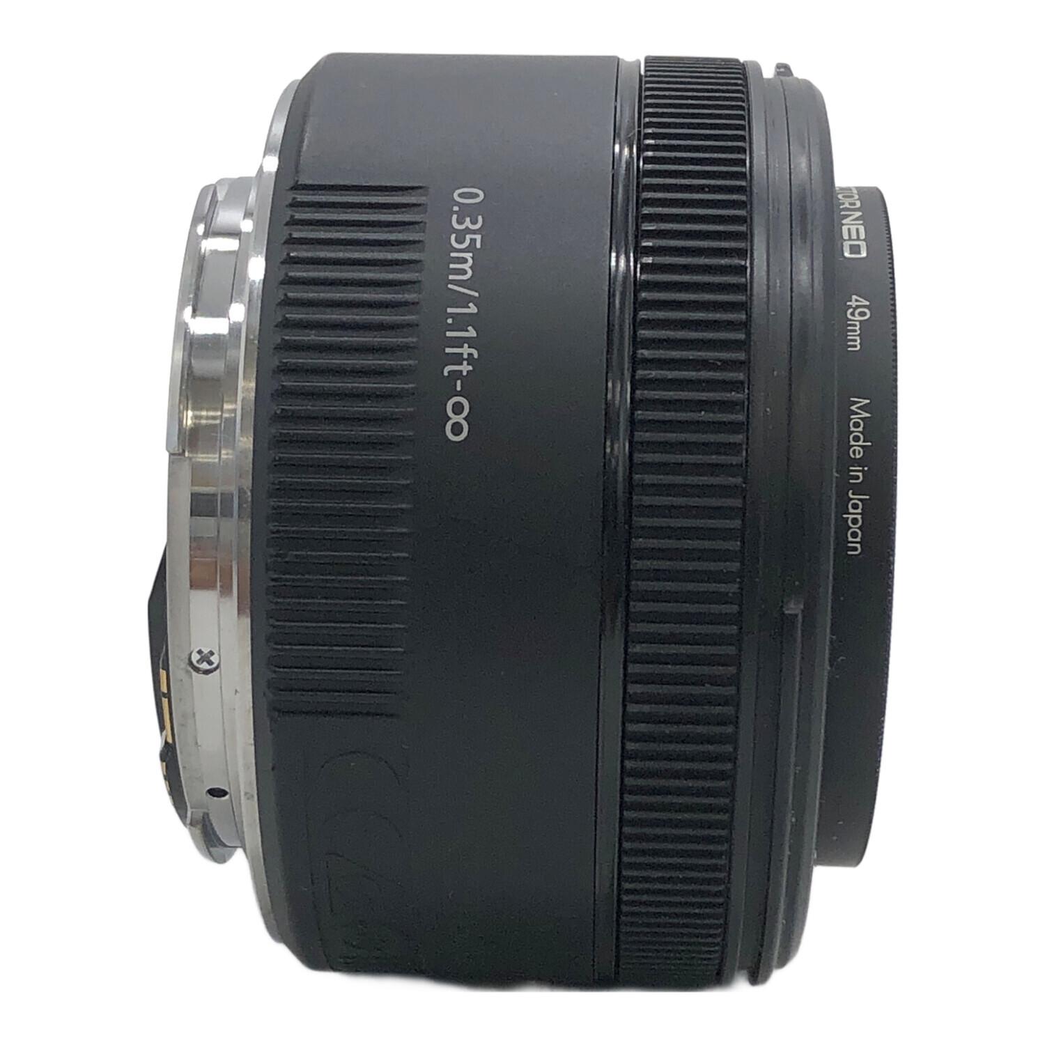 CANON (キヤノン) 単焦点レンズ レンズフード付き 50mm 1:1.8 STM