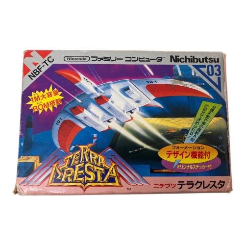 ニチブツ テラクレスタ ファミコン用ソフト 箱劣化有
