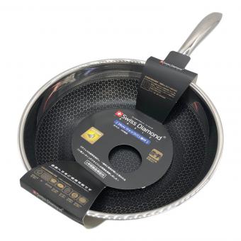 Swiss Diamond (スイスダイヤモンド) フライパン 26cm ウォックパン蓋付き