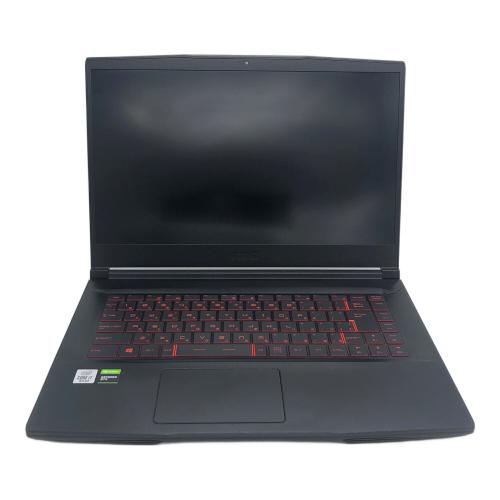 msi ゲーミングノートパソコン GF63 Thin 10SCXR - Windows11 HOME Core i7 CPU:第10世代 メモリ:16GB SSD:256GB GTX1650with Max-Q Design -