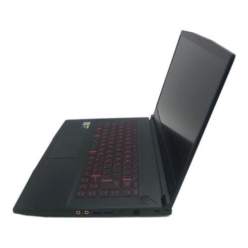 msi ゲーミングノートパソコン GF63 Thin 10SCXR - Windows11 HOME Core i7 CPU:第10世代 メモリ:16GB SSD:256GB GTX1650with Max-Q Design -
