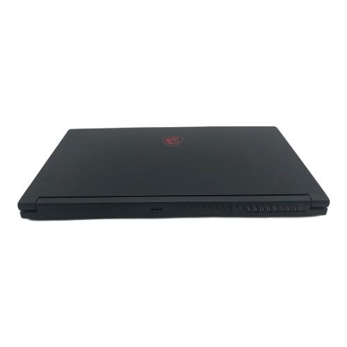 msi ゲーミングノートパソコン GF63 Thin 10SCXR - Windows11 HOME Core i7 CPU:第10世代 メモリ:16GB SSD:256GB GTX1650with Max-Q Design -
