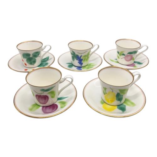 香蘭社 (コウランシャ) カップ&ソーサー 果樹園 5Pセット