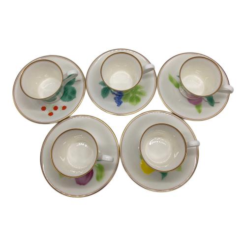 香蘭社 (コウランシャ) カップ&ソーサー 果樹園 5Pセット