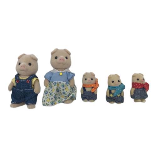 EPOCH (エポック) シルバニアファミリー 海外限定盤 ブタファミリー 5体セット