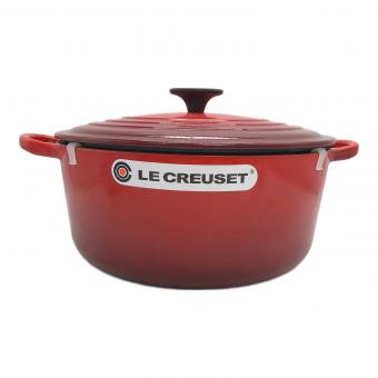 LE CREUSET (ルクルーゼ) ココット・ロンド レッド 26cm