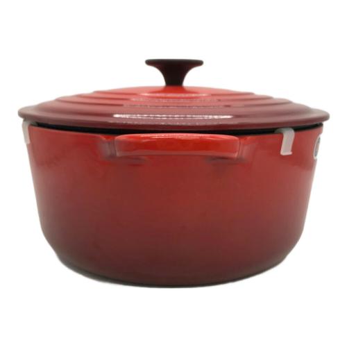 LE CREUSET (ルクルーゼ) ココット・ロンド レッド 26cm