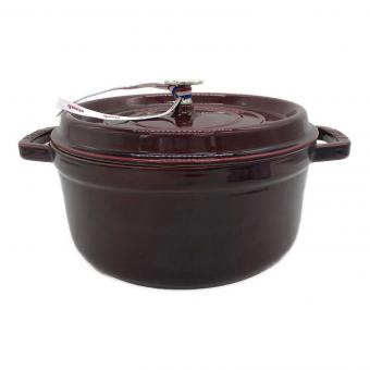 Staub (ストウブ) ココットラウンド グレナディンレッド 24cm 40509-357