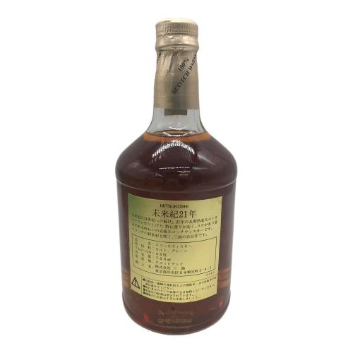 MITSUKOSHI (ミツコシ) スコッチウィスキー 700ml 未来紀 21年 未開封