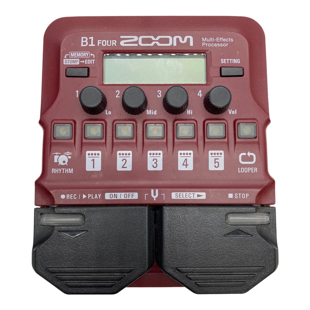 ZOOM (ズーム) マルチエフェクター B1 FOUR｜トレファクONLINE