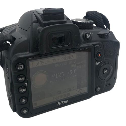 Nikon (ニコン) デジタル一眼レフカメラ Wズームセット D3100 1420万画素 APS-C 23.1mm×15.4mm CMOS 専用電池 SDXCカード対応 ISO100～3200 2269544