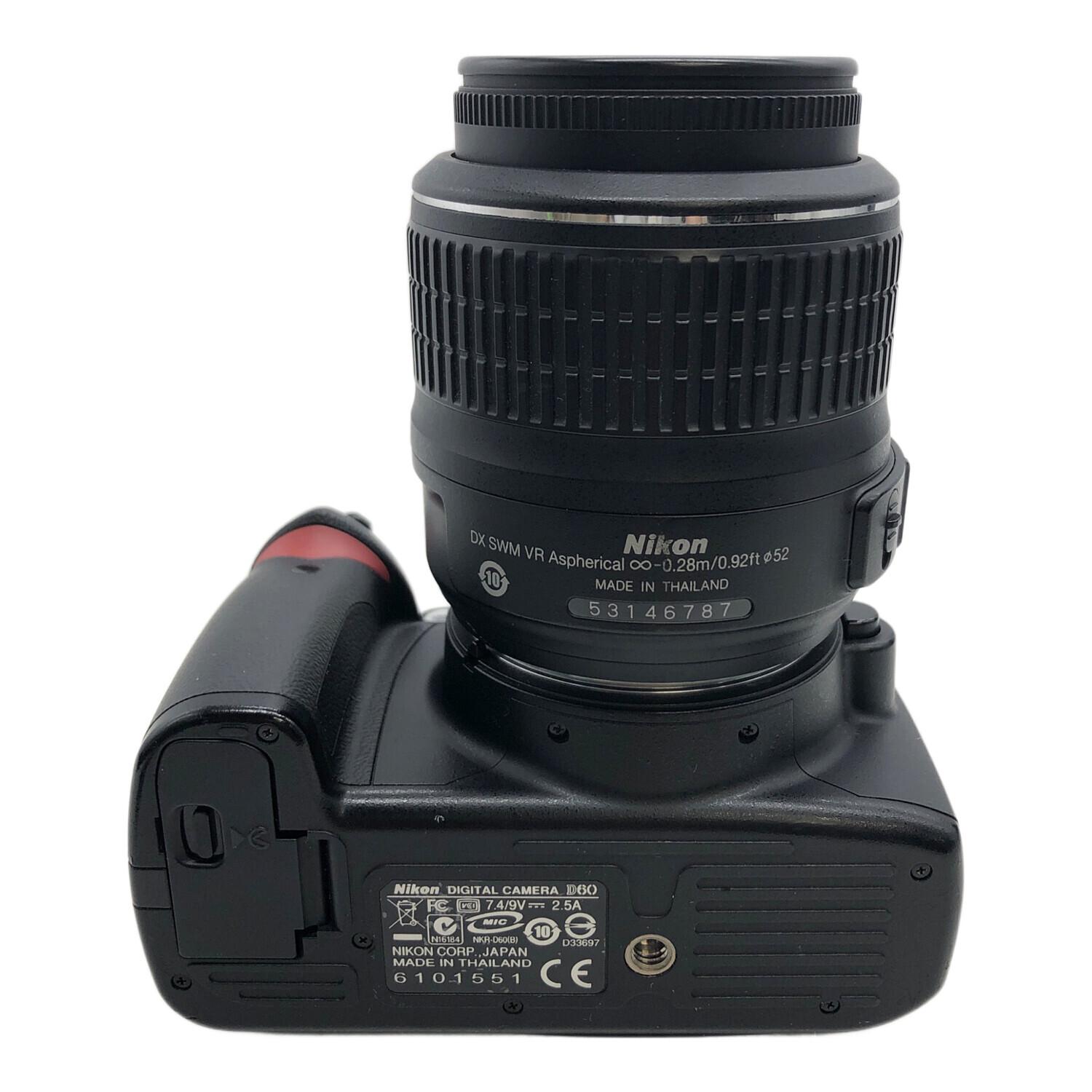 Nikon (ニコン) ジャンクカメラ D60 6101551 ※ジャンク販売品