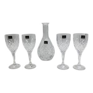 ROYAL DOULTON (ロイヤルドルトン) グラスセット グラス4・デカンタ1