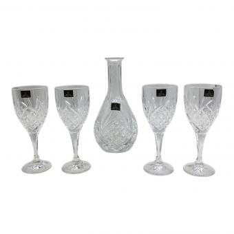 ROYAL DOULTON (ロイヤルドルトン) グラスセット グラス4・デカンタ1