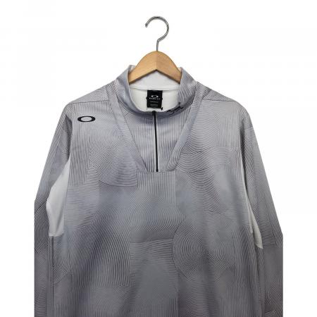 【新品タグ付】 OAKLEY オークリー ゴルフウェア　ネイビー グレー L OAKLEY (オークリー) ゴルフウェア(トップス) メンズ SIZE L グレー