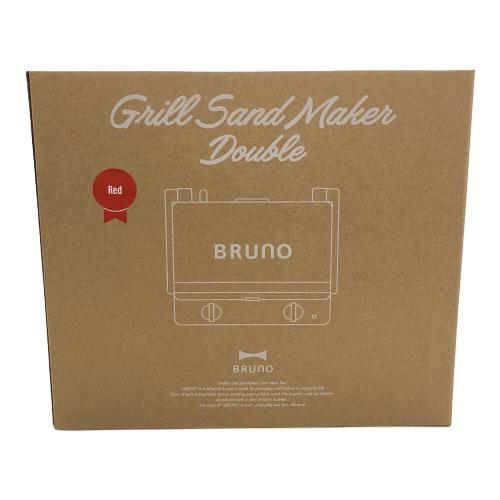 BRUNO (ブルーノ) グリルサンドメーカー ダブル レッド BOE084