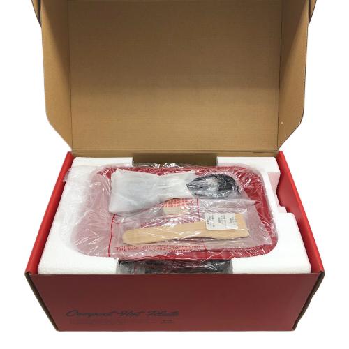 BRUNO (ブルーノ) コンパクトホットプレート 箱レッド BOE021 2023年製