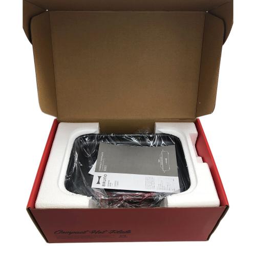 BRUNO (ブルーノ) コンパクトホットプレート 箱レッド BOE021 2023年製