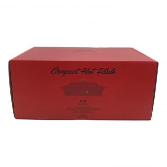 BRUNO (ブルーノ) コンパクトホットプレート 箱レッド　BOE021 2023年製