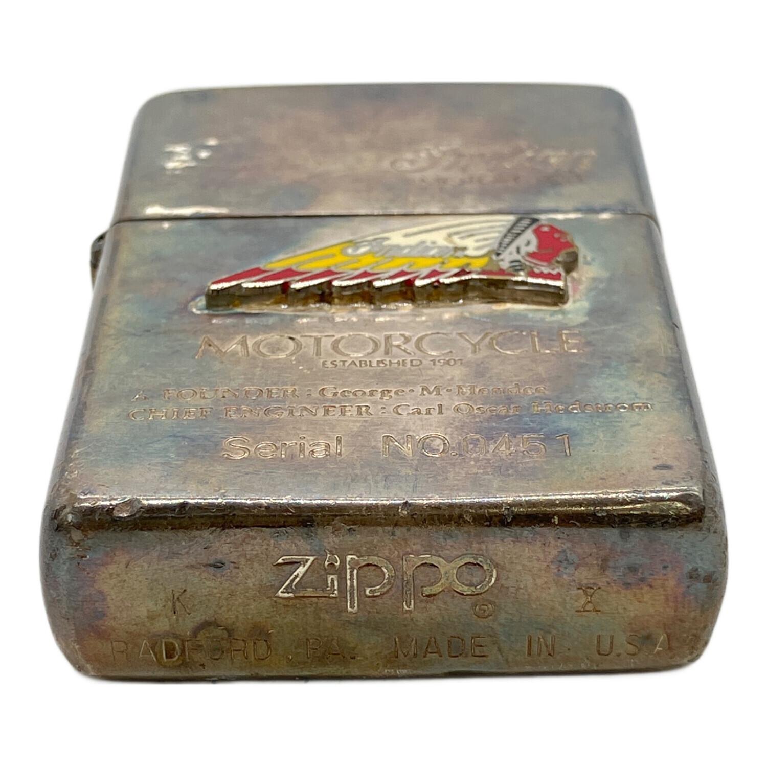 ZIPPO ジッポ INDIAN MOTORCYCLE (インディアンモーターサイクル) タグ