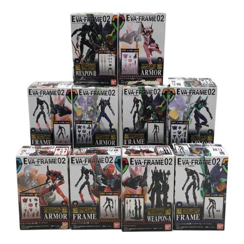 BANDAI（バンダイ）フィギュア EVA-FRAME02 10種セット 食玩　※現状販売品