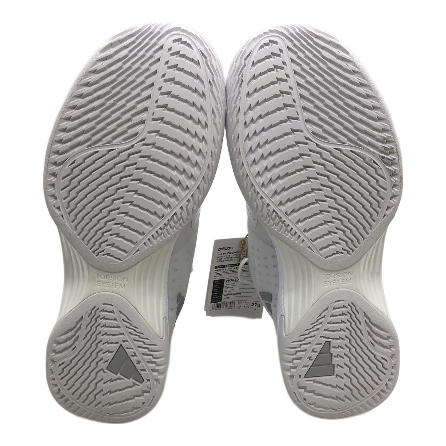 アディダス　テニスシューズ4つセット adidas (アディダス) テニスシューズ メンズ 27cm ホワイト