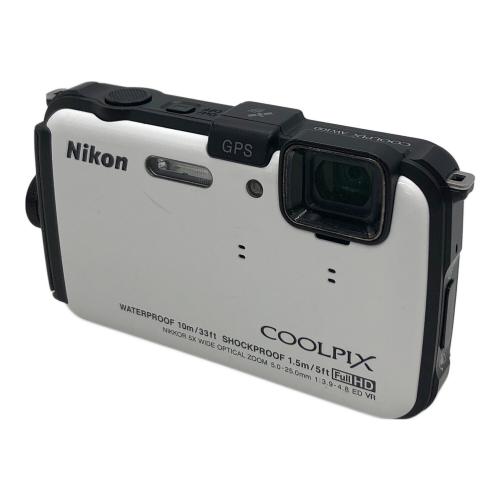 Nikon (ニコン) コンパクトデジタルカメラ COOLPIX AW100 1679万画素(総画素) 1/2.3型CMOS (裏面照射型) 通常：ISO125～3200 7.1コマ/秒 ■