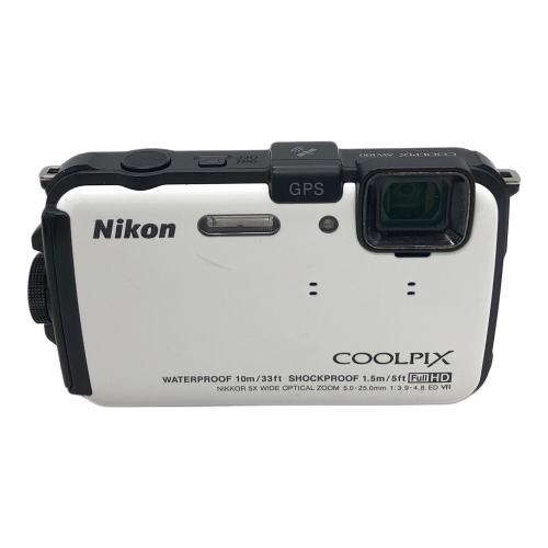 Nikon (ニコン) コンパクトデジタルカメラ COOLPIX AW100 1679万画素(総画素) 1/2.3型CMOS (裏面照射型) 通常：ISO125～3200 7.1コマ/秒 ■